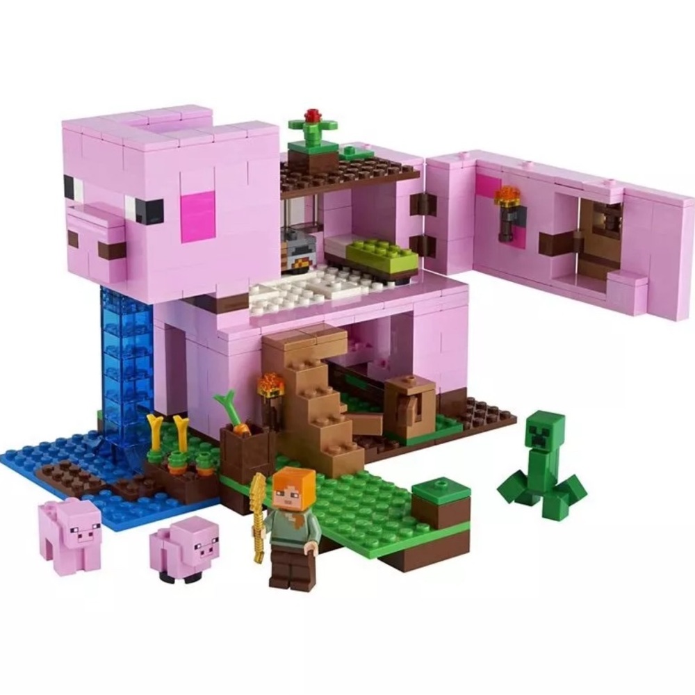 Minecraft Pig House Building Set